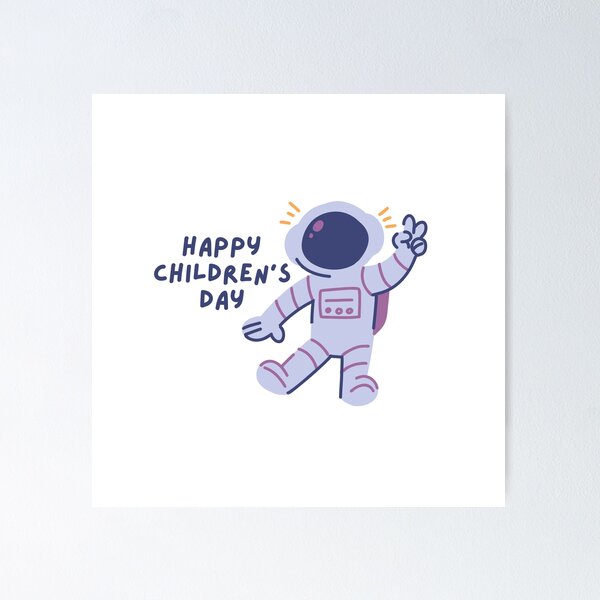 Item preview, Universal Children's Day - Cute Astronaut  designed and sold by Gummy Bear Gift Shop.