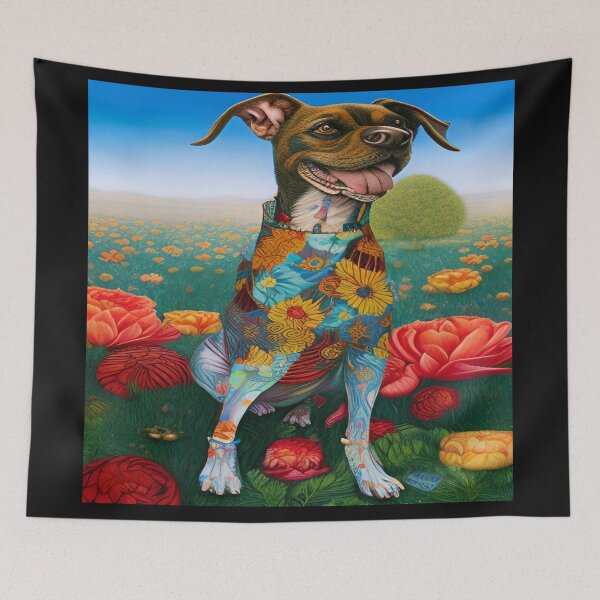 Item preview, Artist who love dogs Abstraction Animals Pets Dog Puppy Love Spectacular Doglove designed and sold by ValleyDream.