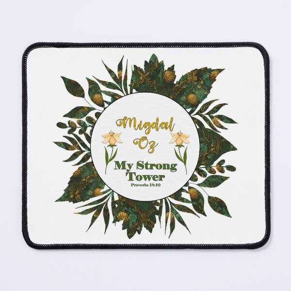 Item preview, NAMES OF GOD MIGDAL OZ - MY STRONG TOWER designed and sold by SherryWyneArt.
