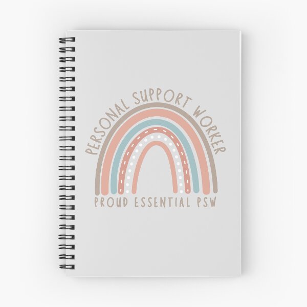 Item preview, Personal Support Worker - Rainbow (Beige Text) designed and sold by TaraGbear.