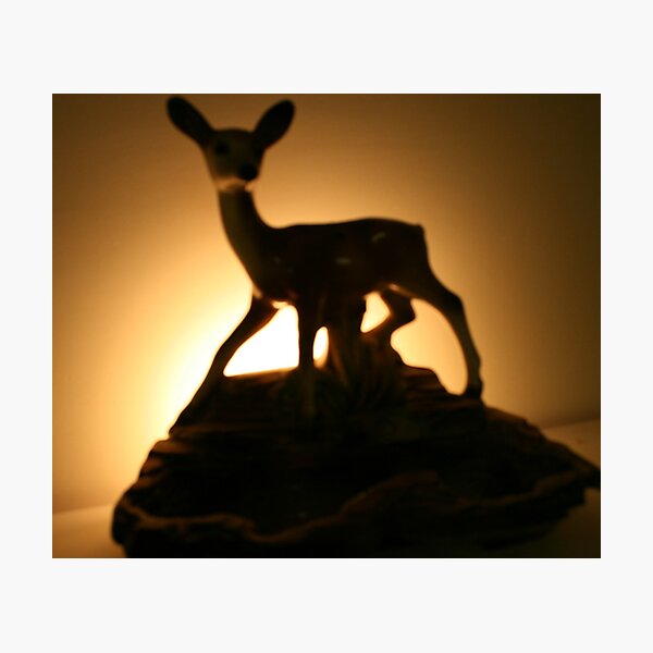 Item preview, vintage deer lamp designed and sold by LauraBalducci.