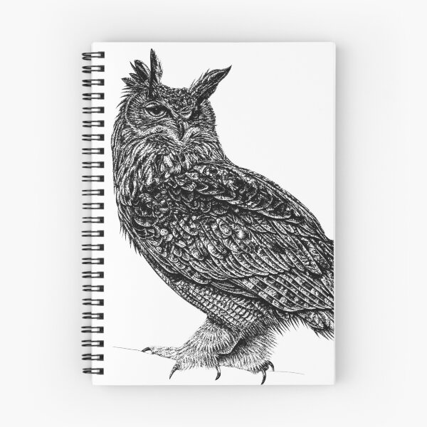 Item preview, Eurasian eagle owl designed and sold by LorenDowding.