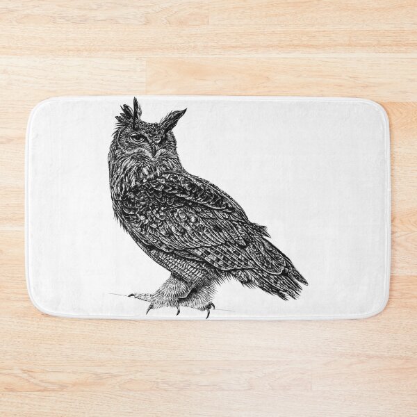 Item preview, Eurasian eagle owl designed and sold by LorenDowding.