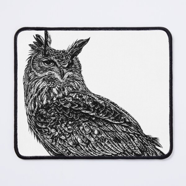 Item preview, Eurasian eagle owl designed and sold by LorenDowding.