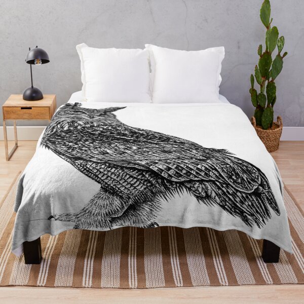Item preview, Eurasian eagle owl designed and sold by LorenDowding.