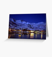 BEAUTIFUL LAKE CHELAN AT NIGHT Greeting Card