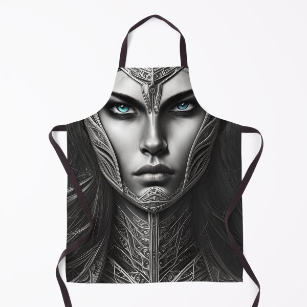 Item preview, Portrait of a Warrior Princess. Ink Drawn Style designed and sold by Alt-Art-Digital.