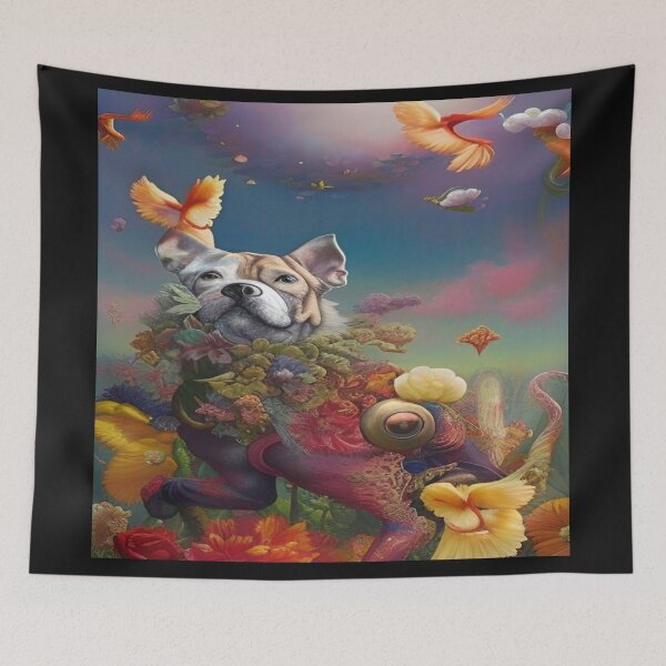 Item preview, Artist who love dogs Abstraction Animals Pets Dog Puppy Love Spectacular Doglove designed and sold by ValleyDream.