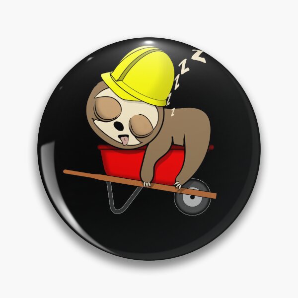 Item preview, Builders site sloth designed and sold by TipTopTapo.