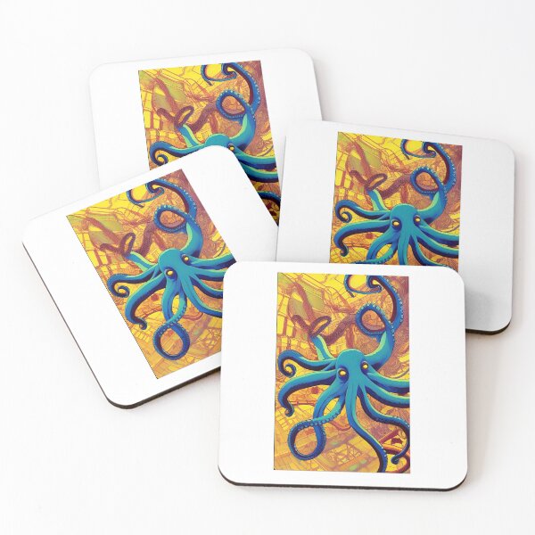 Item preview, Octopus artwork designed and sold by GroovyDino.