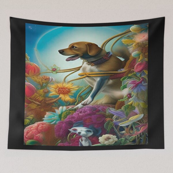 Item preview, Artist who love dogs Abstraction Animals Pets Dog Puppy Love Spectacular Doglove designed and sold by ValleyDream.