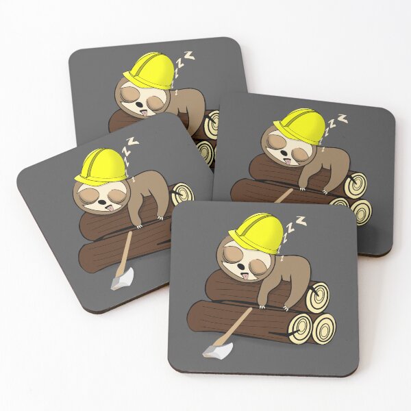Item preview, Wood cutter sloth designed and sold by TipTopTapo.