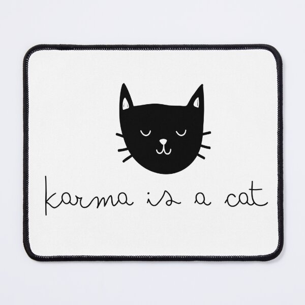 Item preview, Karma is a cat -sweet cat designed and sold by Maria Racolta.