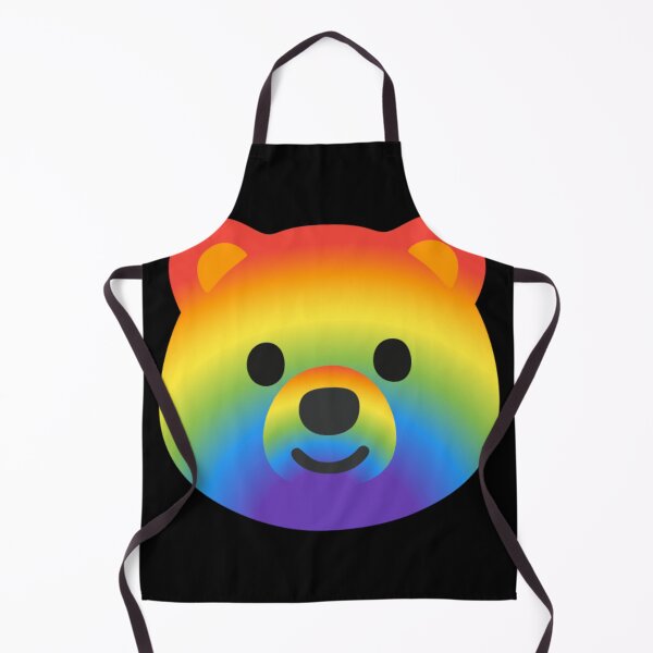 Item preview, Rainbow Bear Android Emoji Sticker Design designed and sold by KaomojiKitchen.