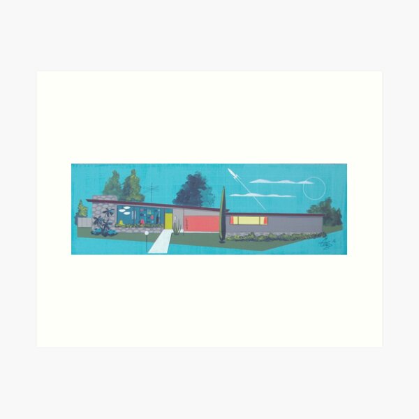 Suburban Bliss Art Print