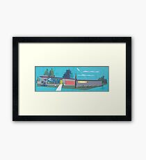 Suburban Bliss Framed Print