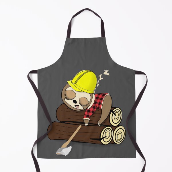 Item preview, Lumberjack sloth designed and sold by TipTopTapo.