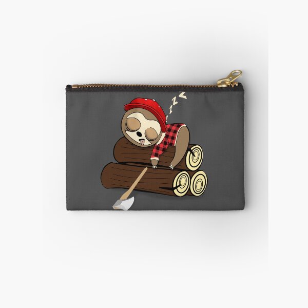 Item preview, Cute Lumberjack sleepy sloth designed and sold by TipTopTapo.