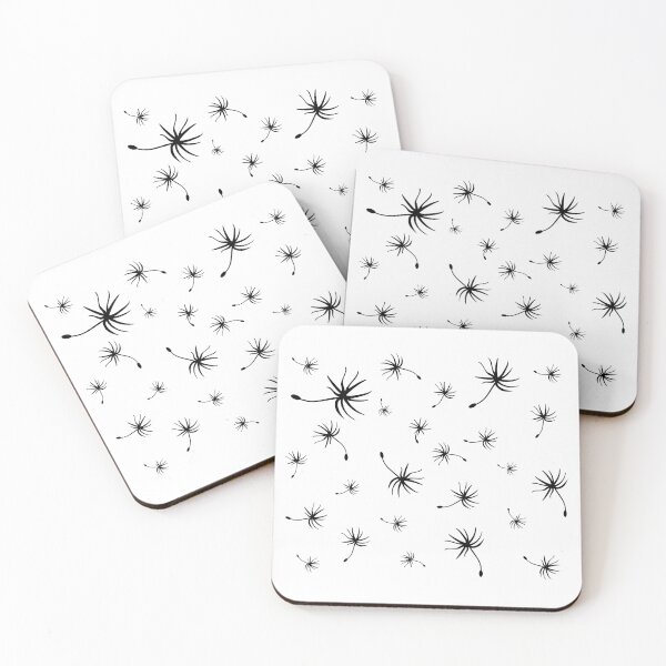 Item preview, Dandelion seeds black and white designed and sold by Kritzel-Claudi.