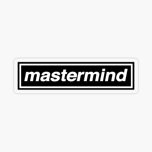 Mastermind - OASIS Band Tribute Transparent Sticker