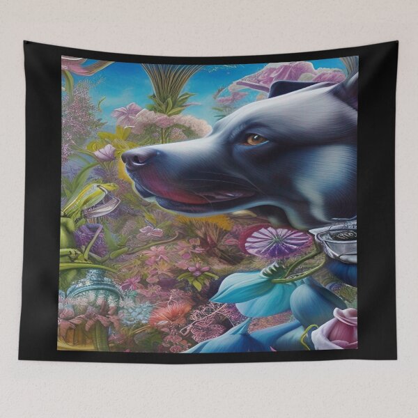 Item preview, Artist who love dogs Abstraction Animals Pets Dog Puppy Love Spectacular Doglove designed and sold by ValleyDream.