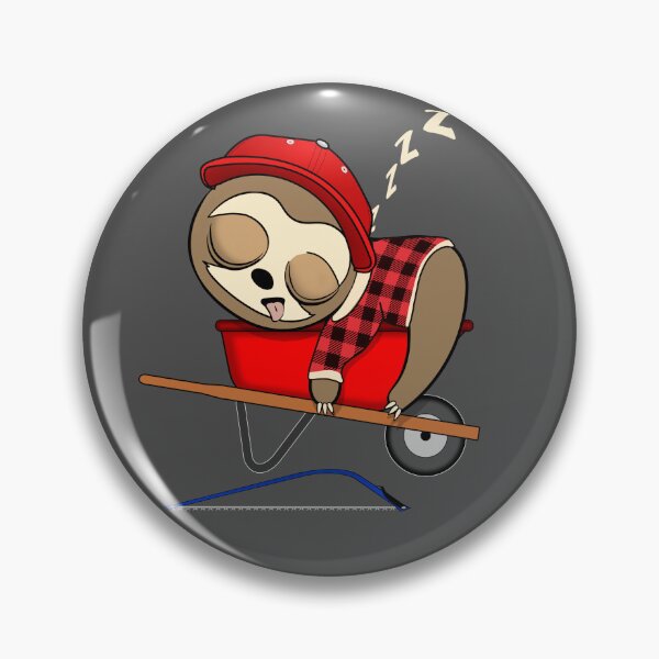 Item preview, Gardening sleepy sloth designed and sold by TipTopTapo.