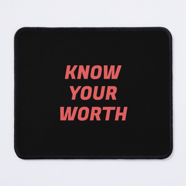 Item preview, Know your worth - self esteem affirmations designed and sold by Inspirationmotivation.