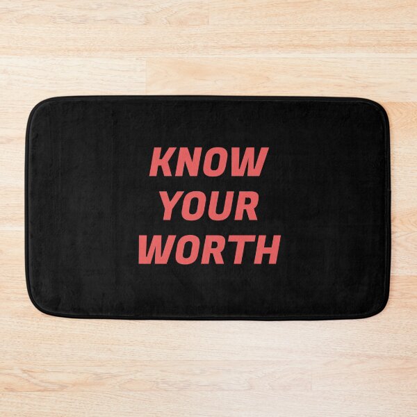 Item preview, Know your worth - self esteem affirmations designed and sold by Inspirationmotivation.