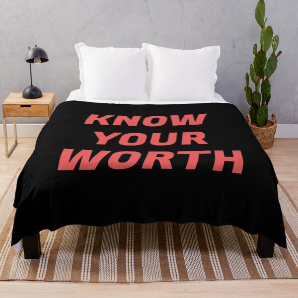 Item preview, Know your worth - self esteem affirmations designed and sold by Inspirationmotivation.