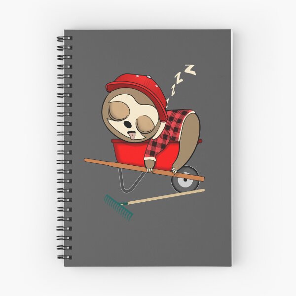 Item preview, Gardening sleepy sloth designed and sold by TipTopTapo.