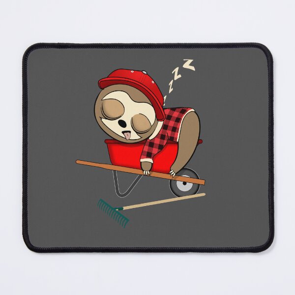 Item preview, Gardening sleepy sloth designed and sold by TipTopTapo.