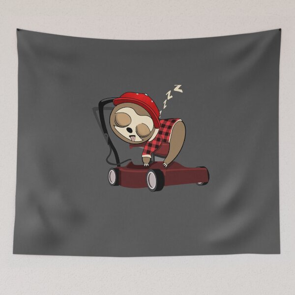 Item preview, Gardening sleepy sloth designed and sold by TipTopTapo.