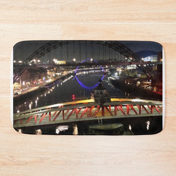 Item preview, The River Tyne at night - Portrait designed and sold by Violaman.