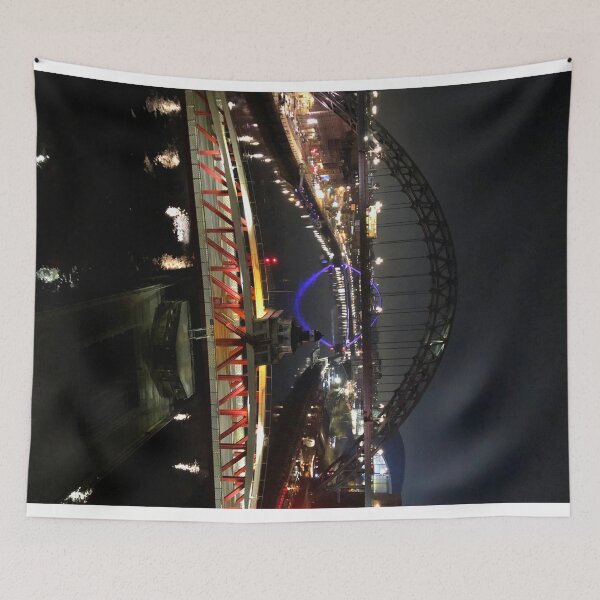 Item preview, The River Tyne at night - Portrait designed and sold by Violaman.