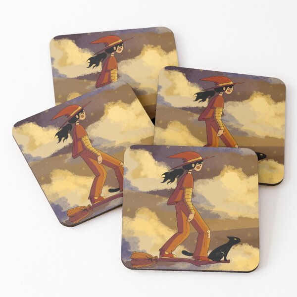 Item preview, sunset skater witch  designed and sold by Sophie  DeRosa.