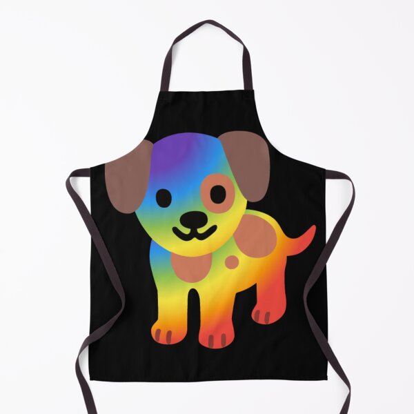 Item preview, Rainbow Puppy Dog Android Emoji Sticker Design designed and sold by KaomojiKitchen.