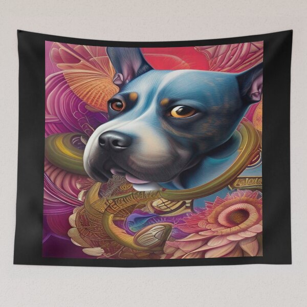Item preview, Artist who love dogs Abstraction Animals Pets Dog Puppy Love Spectacular Doglove designed and sold by ValleyDream.
