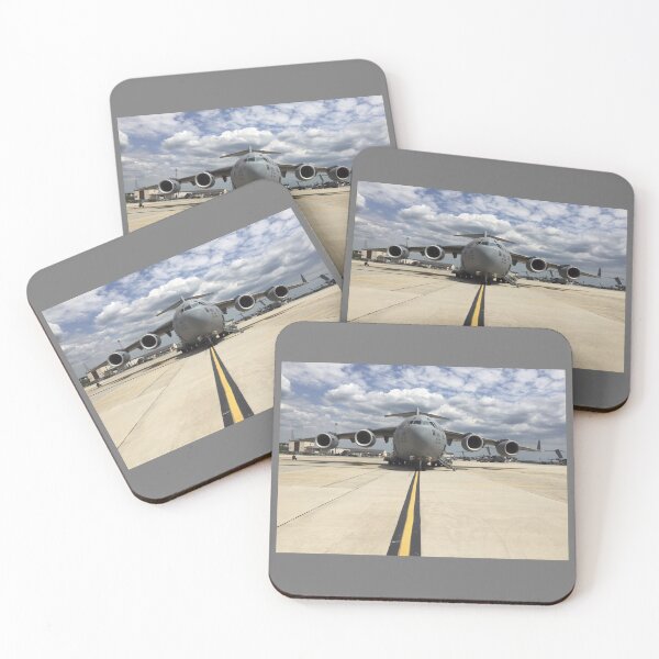 Item preview, C17 Globemaster transport military jet on the base  designed and sold by CoolShirtDepot.