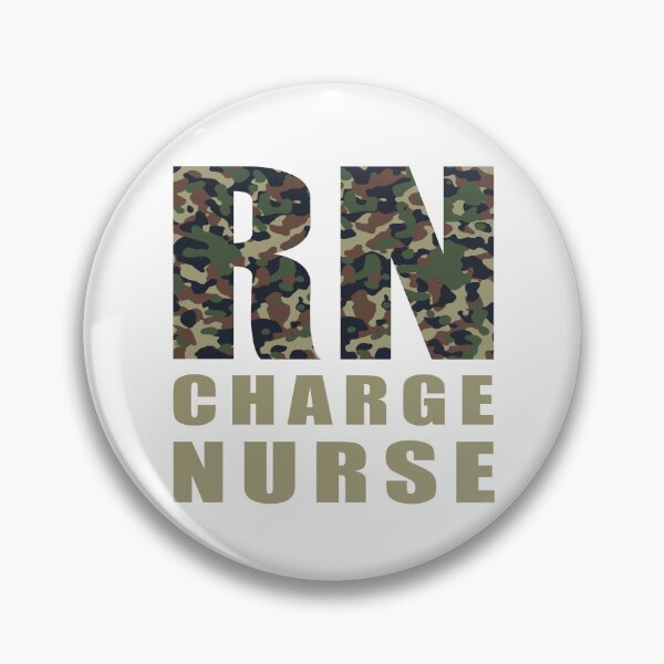 Item preview, RN Charge Nurse - Camouflage style designed and sold by TaraGbear.