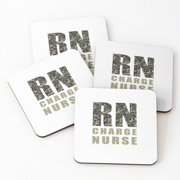 Item preview, RN Charge Nurse - Camouflage style designed and sold by TaraGbear.