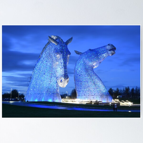 Item preview, The Kelpies prints , Kelpies canvas prints  designed and sold by Photogold .