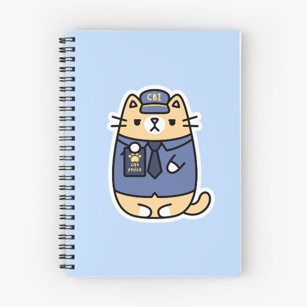 Item preview, Officer Meows Cat Sticker designed and sold by Cat Stickers.