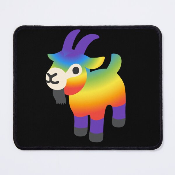 Item preview, Rainbow Goat Android Emoji Sticker Design designed and sold by KaomojiKitchen.