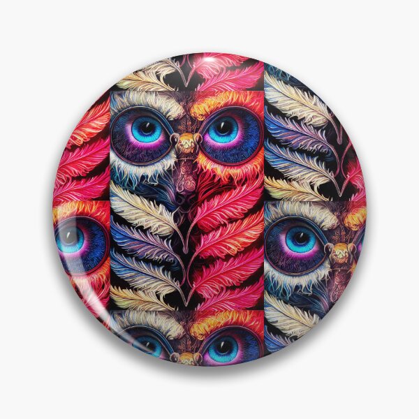 Item preview, Owl abstract colorful art . designed and sold by Zavdesign.