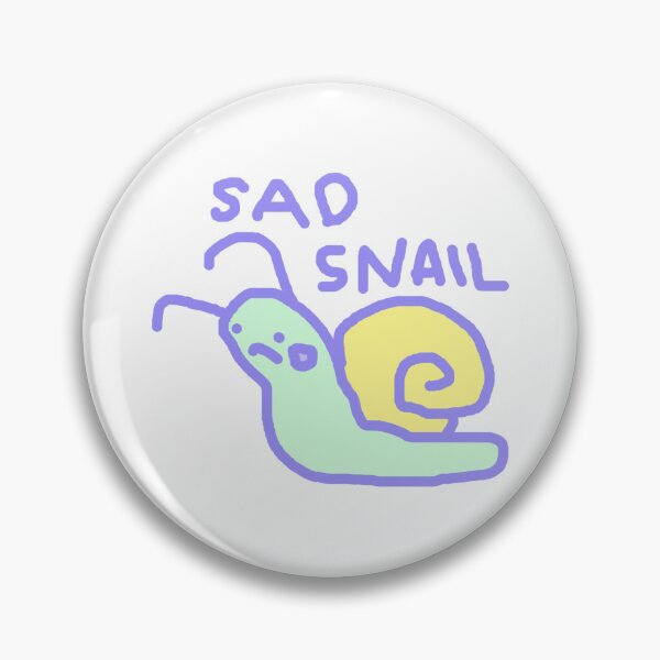 Item preview, sad snail designed and sold by dishbug.