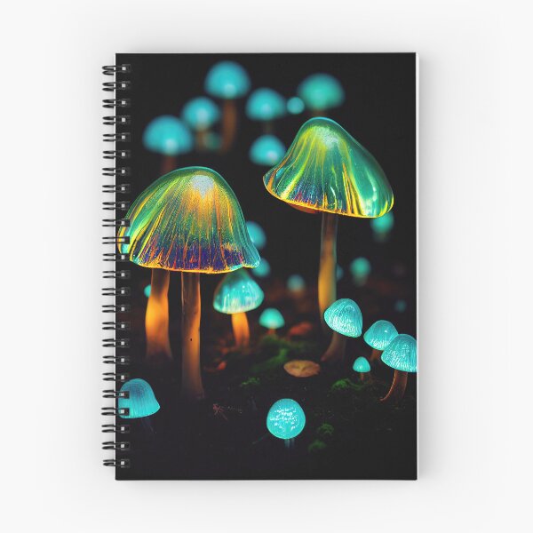 Item preview, Glowing Mushrooms #2 designed and sold by phneural.