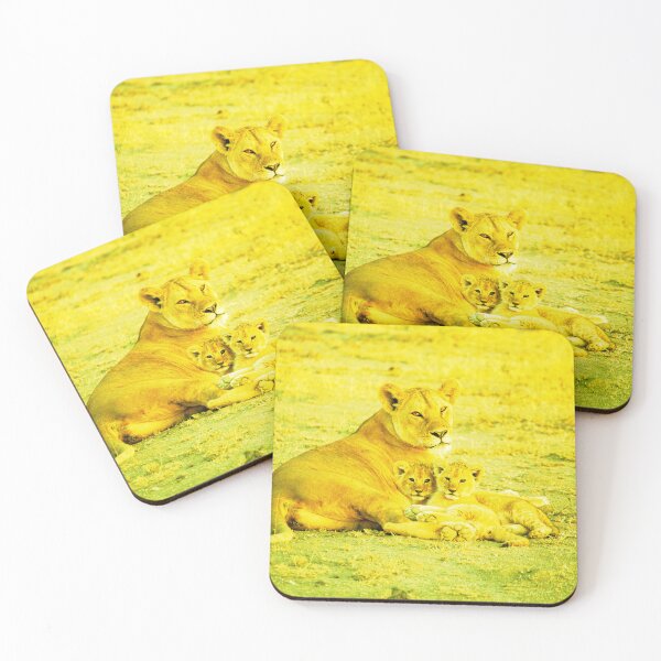 Item preview, lioness with cubs designed and sold by AbundanceMind.