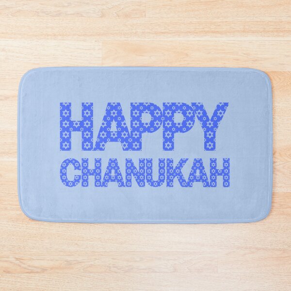 Item preview, Happy Chanukah blue and white design designed and sold by NJGDesigns.