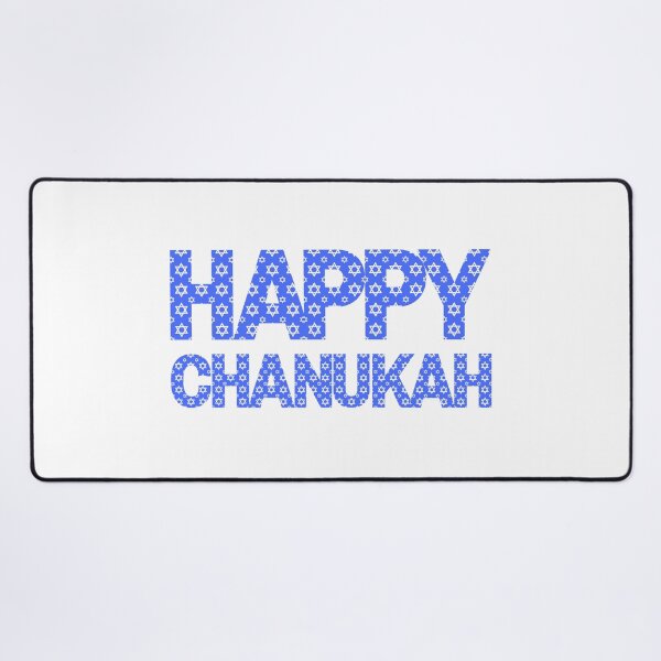 Item preview, Happy Chanukah blue and white design designed and sold by NJGDesigns.