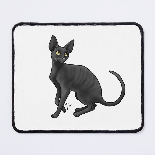 Item preview, Cat - Cornish Rex - Black designed and sold by Jennifer Stolzer.